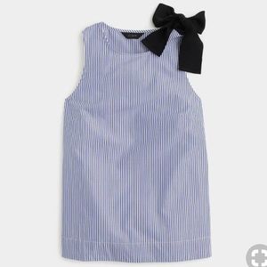Jcrew Bow Shoulder Top in Stripe Size S